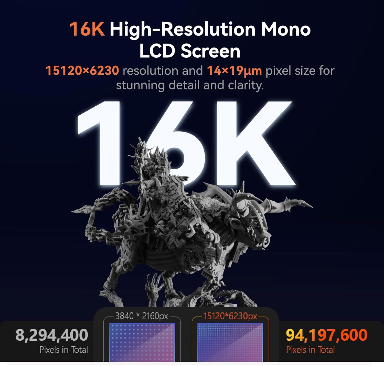 Creality Halot-X1 Combo Resin 3D Printer, 10.1' 16K Mono LCD, 14×19 μm, 170 mm/h High-Speed Printing, Intelligent Resin Management, Fully Assembled Auto Leveling, Large Print Size 8.33*4.66*7.87 in