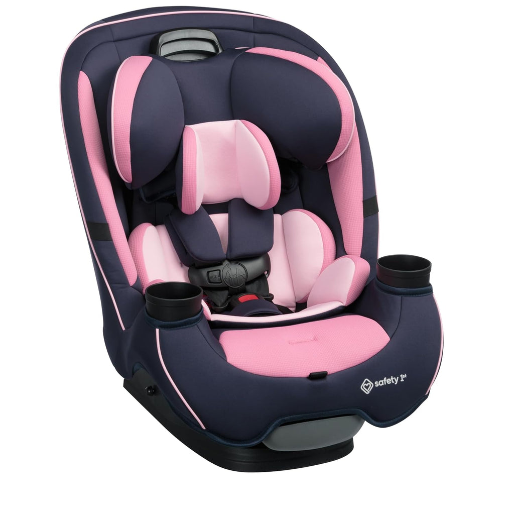 Safety 1st Grow and Go All-in-One Slim Convertible Car Seat, Rear Facing, 5-40 lbs, Forward Facing (30–65 lbs), High Back Booster Seat 40-100 pounds, Vineyard Girl