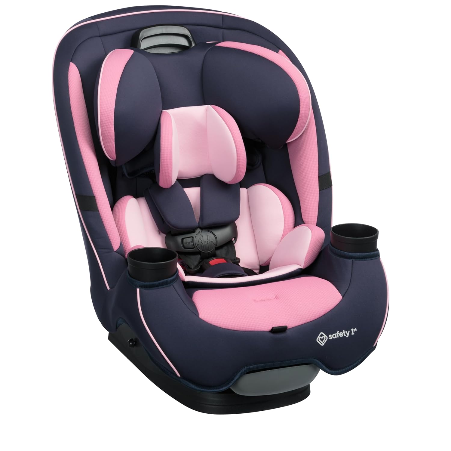 Safety 1st Grow and Go All-in-One Slim Convertible Car Seat, Rear Facing, 5-40 lbs, Forward Facing (30–65 lbs), High Back Booster Seat 40-100 pounds, Vineyard Girl