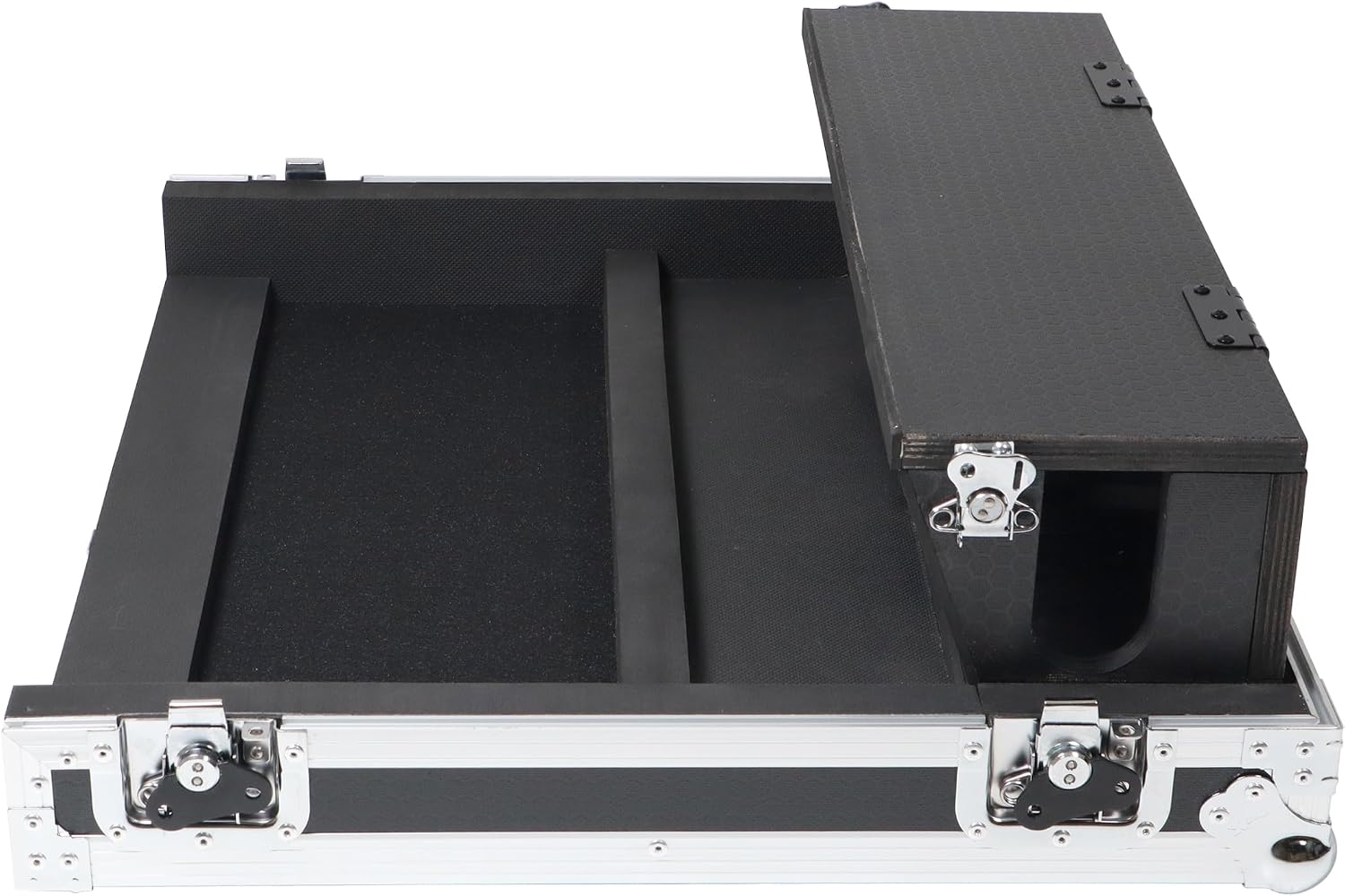 ProX XS-AHQU24DHW ATA Digital Audio Mixer Flight Case for Allen and Heath QU-24 Console with Doghouse compartment and Caster wheels