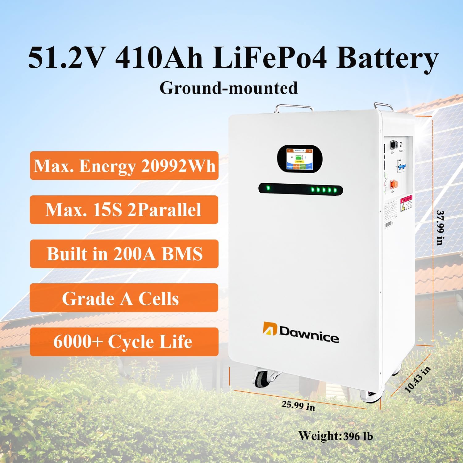11000W Hybrid Grid Home Solar Power System Complete kit with 12KW Solar Hybrid Inverter,2sets 48V 21KWh LiFePO4 Battery 20PCS Bificial 550W Solar Panels with MPPT Controller 120/240Vac
