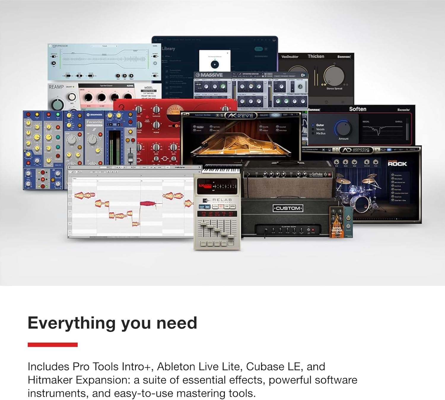 Focusrite Scarlett Solo 4th Gen USB Audio Interface, for the Guitarist, Vocalist, or Producer — High-Fidelity, Studio Quality Recording, and All the Software You Need to Record