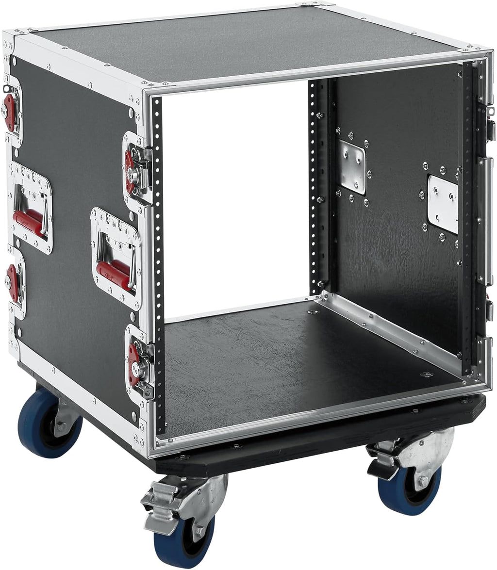 Gator Cases G-TOUR Audio Road Rack with Heavy-Duty Casters and Tour Grade Hardware; 17' Rackable Depth, 10U (G-TOUR 10U CAST)