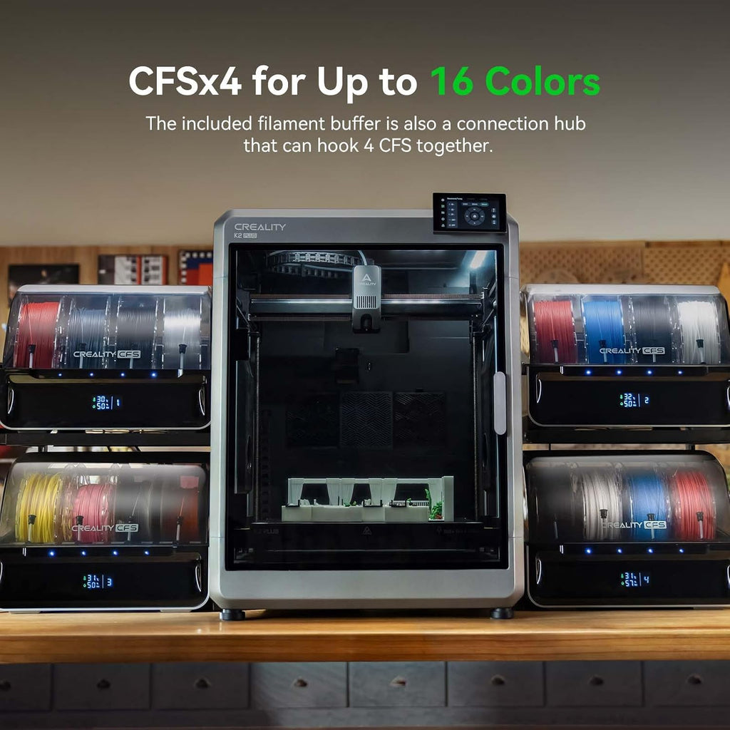 Creality K2 Plus Combo 3D Printer, Bundle with CFS*2