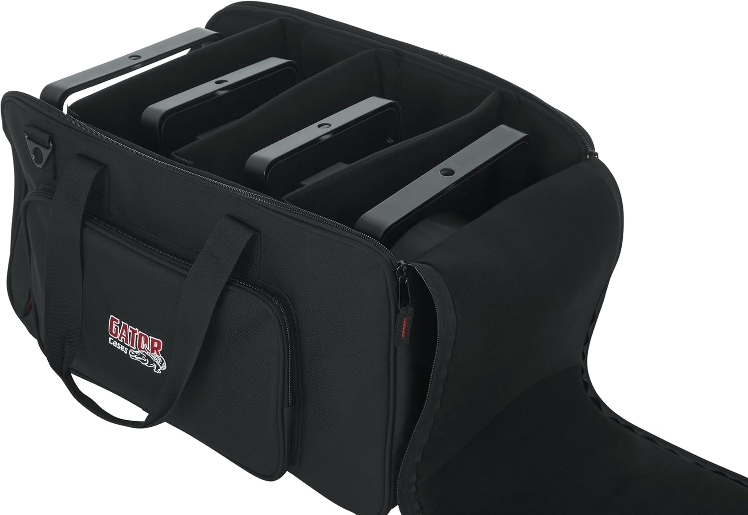 Gator Cases Tote Bag to Hold up to (4) LED Par Style Lighting Fixtures with Adjustable Dividers