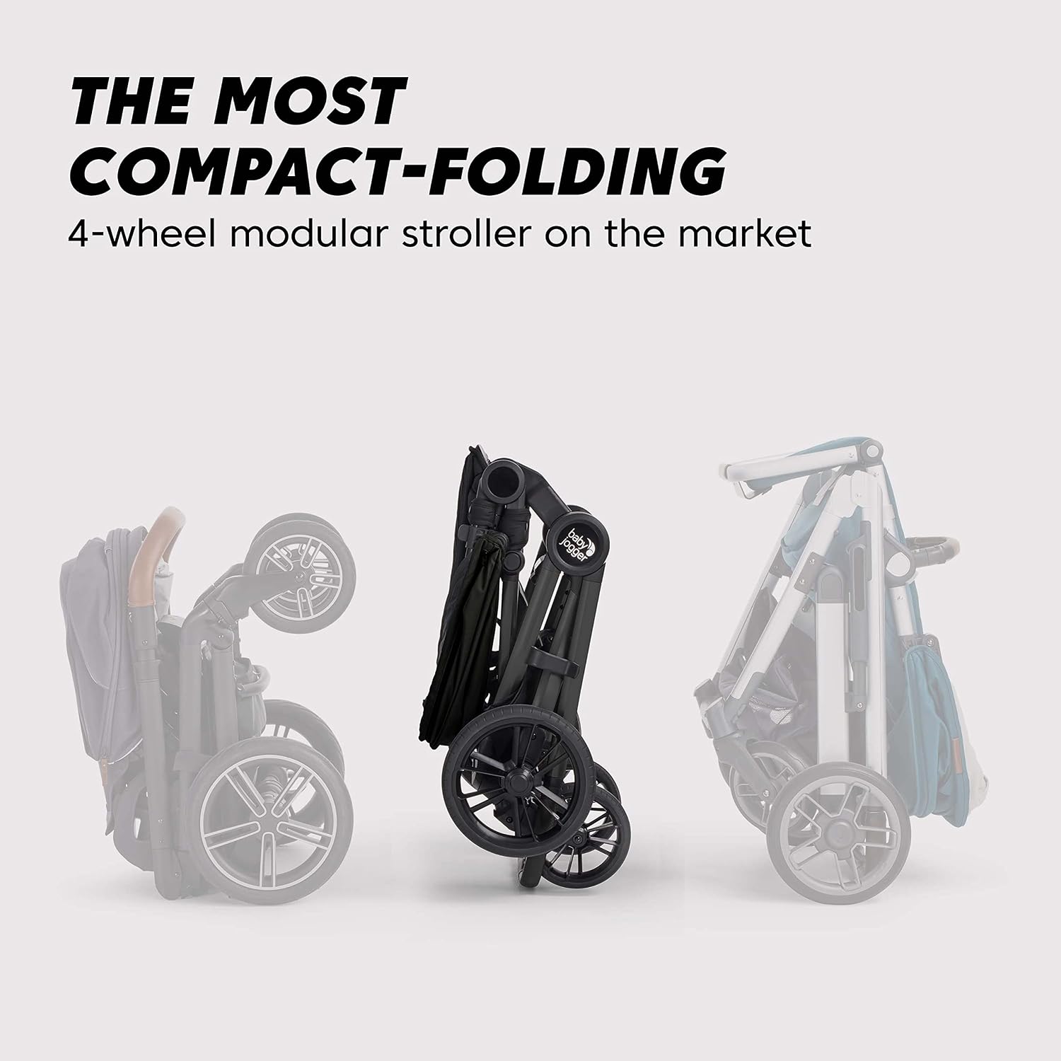 Baby Jogger® City Sights® Stroller - Convertible Stroller with Compact Fold Dark Slate