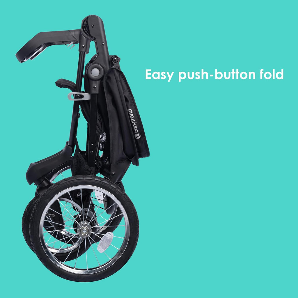 Baby Trend Journey Jogger Travel System with EZ-Lift Infant Car Seat, Stellar Black