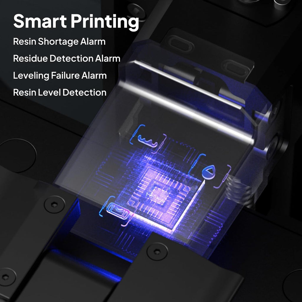 ELEGOO Saturn 4 Ultra 16K Resin 3D Printer with 10' 16K Mono LCD and Flip-up Lid, Smart Tank Heating at 30 °C, 150mm/h High Speed Printing, Large Printing Size of 8.33 × 4.66 × 8.66 Inches