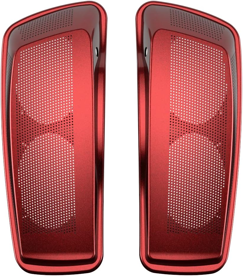 Advanblack Saddlebag Dual 6x9 Speaker lids, Audio Covers Fit for H-D Touring, Road Glide, Street Glide Special, Road King, 2014 2015 2016 2017 2018 2019 2020 2021 2022 2023