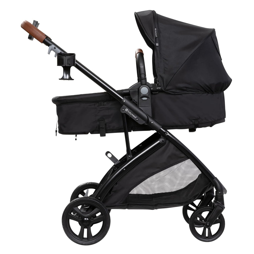 Baby Trend Passport Switch 6-in-1 Modular Travel System with EZ-Lift Plus Infant Car Seat, Midnight Cocoa