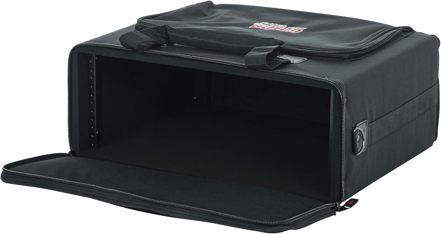 Gator Cases Rack Bag Series Portable 4U Rack Bag with 14' Rackable Depth, (GRB-4U)