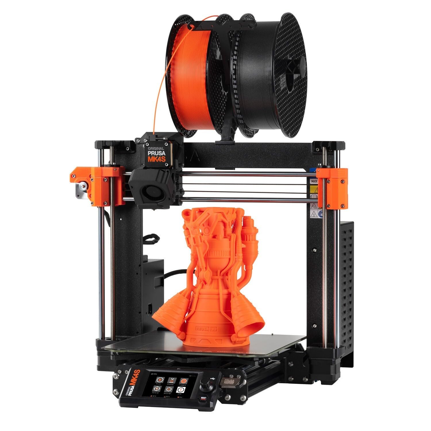 Original Prusa MK4S 3D Printer, Ready-to-use 3D Printer, Assembled and Tested, Removable Print Sheets, 1kg Prusament PLA Spool Included, Print Size 9.84 x 8.3 x 8.6 in