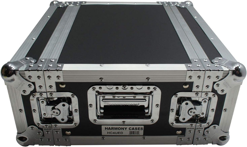 Harmony Audio Cases HC4UED Pro DJ Flight 4U FX Effect 16' Depth Road Vertical Case
