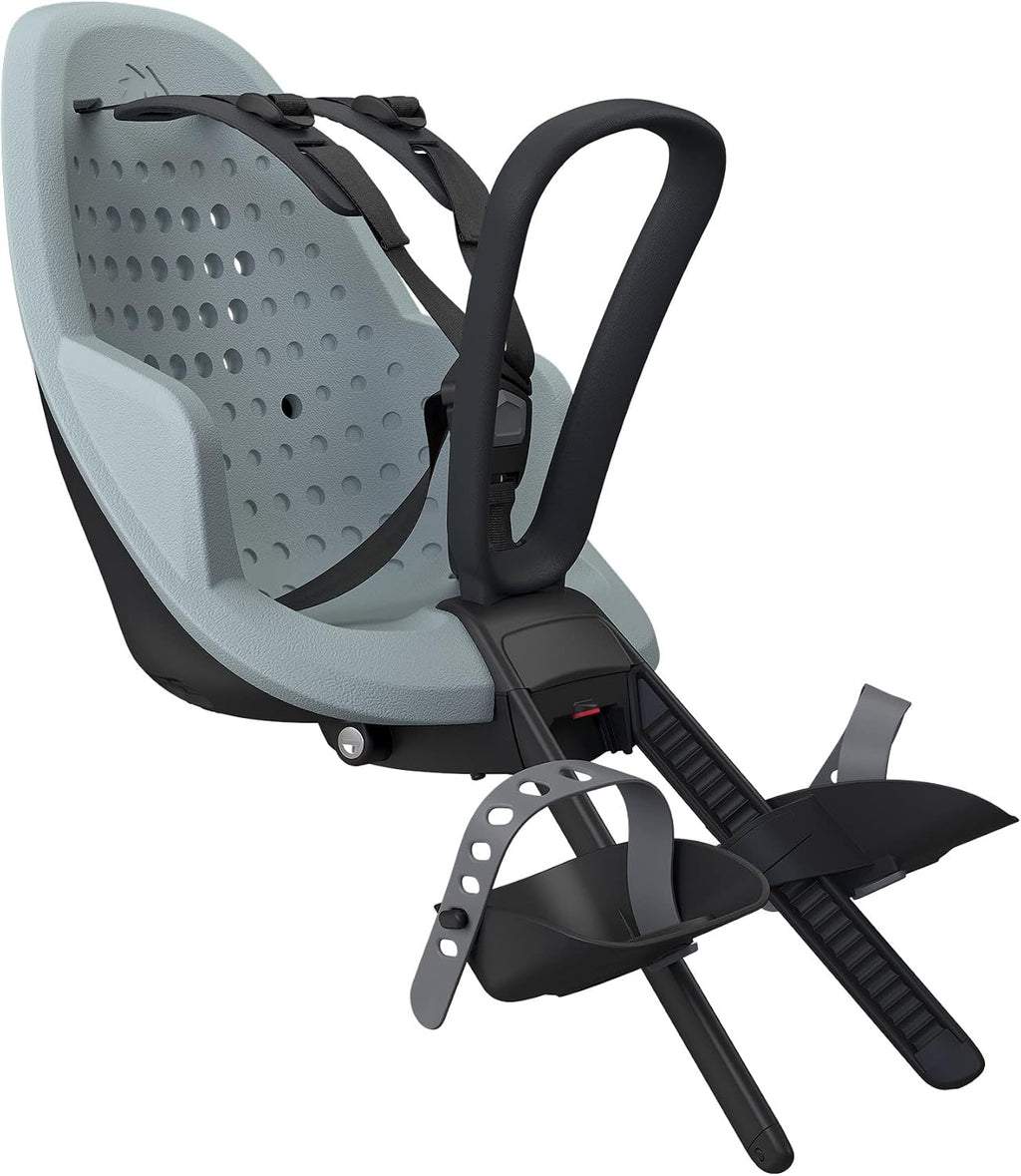 Thule Yepp 2 Mounted Child Bike seat, Adjustable footrests, 5-Point Harness and Easy to Mount Design
