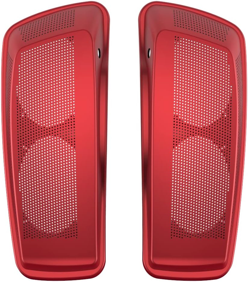 Advanblack Saddlebag Dual 6x9 Speaker lids, Audio Covers Fit for H-D Touring, Road Glide, Street Glide Special, Road King, 2014 2015 2016 2017 2018 2019 2020 2021 2022 2023