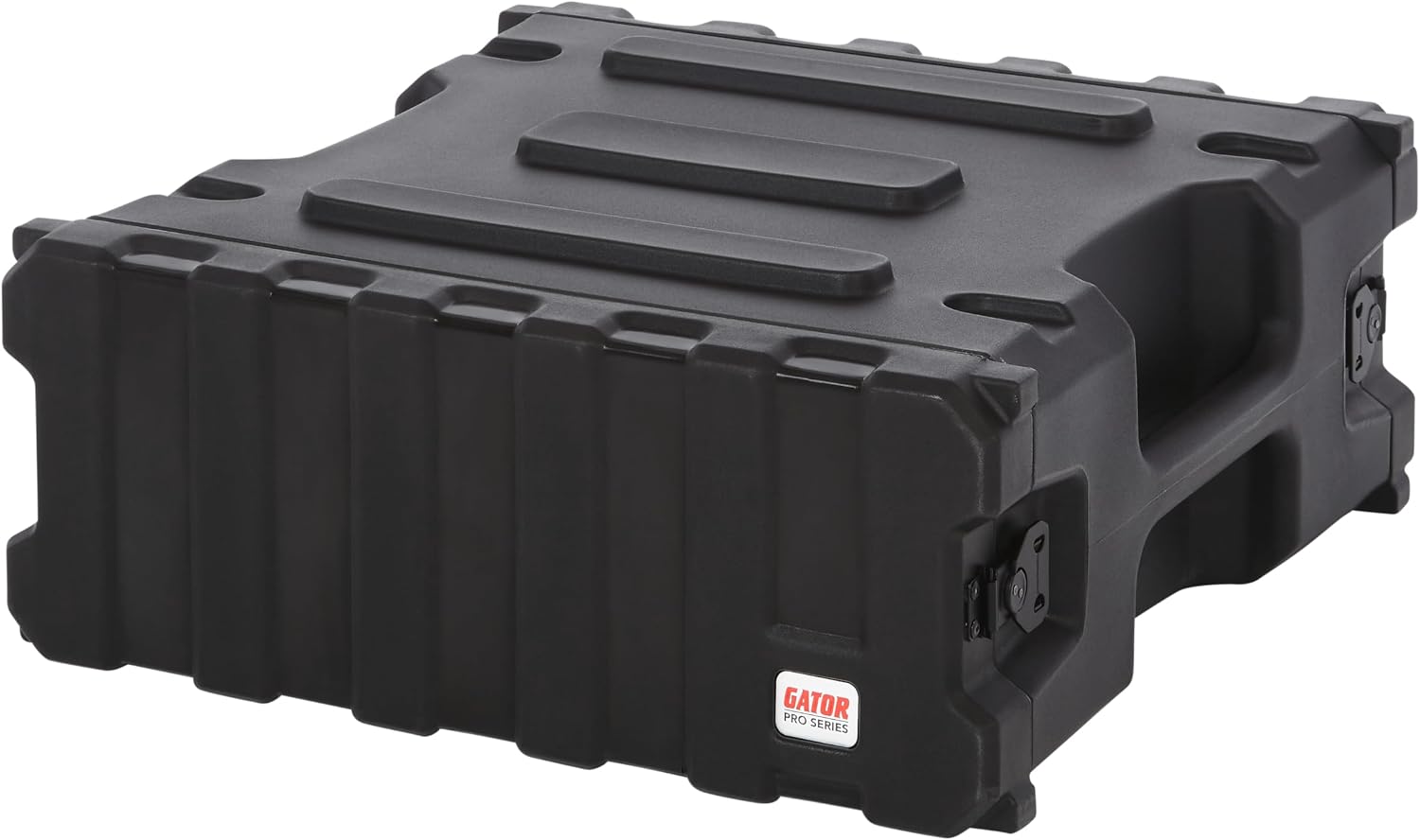 Gator Cases Pro Series Rotationally Molded 4U Rack Case with Standard 19' Depth; Made in USA (G-PRO-4U-19), Black