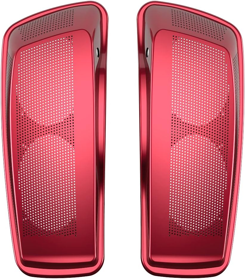 Advanblack Saddlebag Dual 6x9 Speaker lids, Audio Covers Fit for H-D Touring, Road Glide, Street Glide Special, Road King, 2014 2015 2016 2017 2018 2019 2020 2021 2022 2023