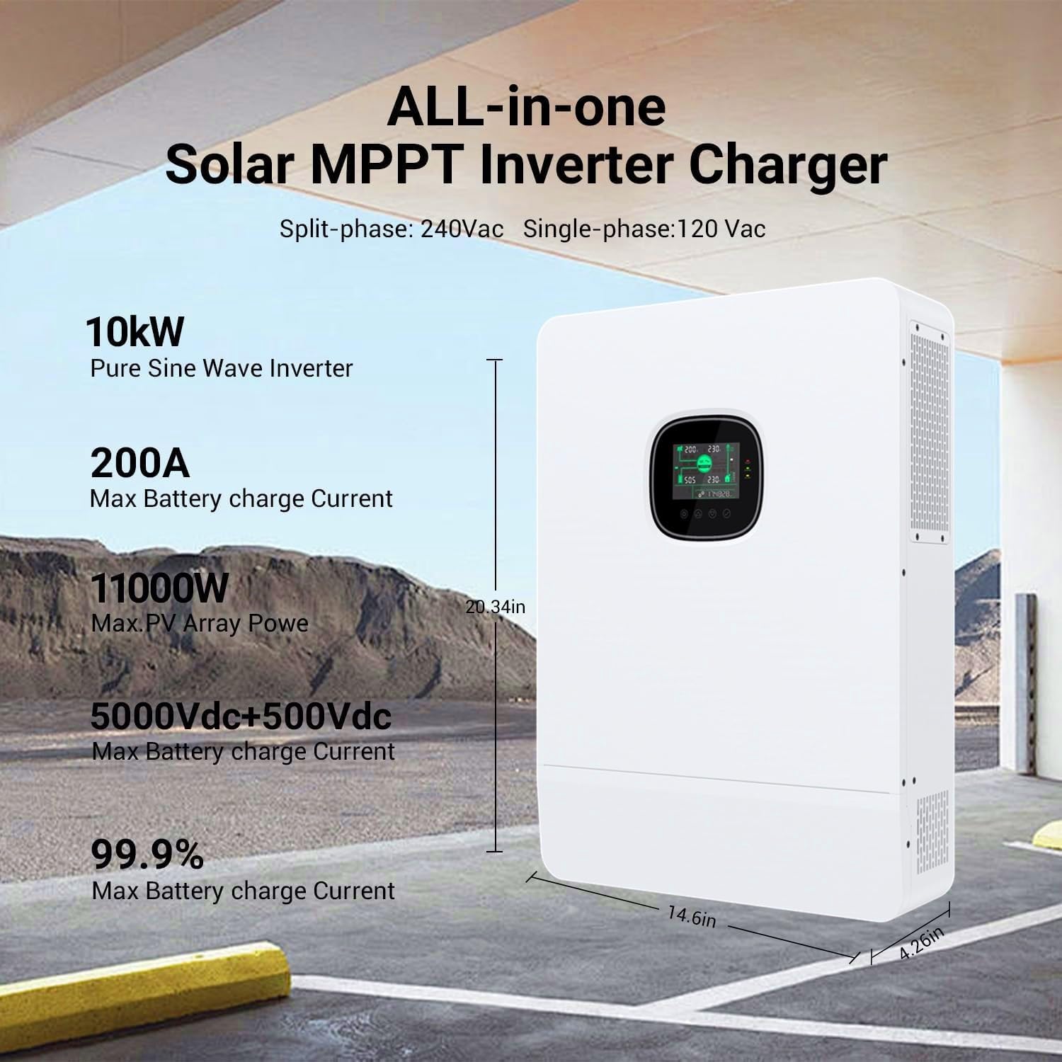 48V 10kw Off Grid Solar System Complete Kit Home Solar Power System Complete Kit with Solar Panels Solar Inverter Solar Battery 10KW 20KW 30KW (8 * 550W PV+1 * 10 Inverter+1 * 10Kwh Battery)