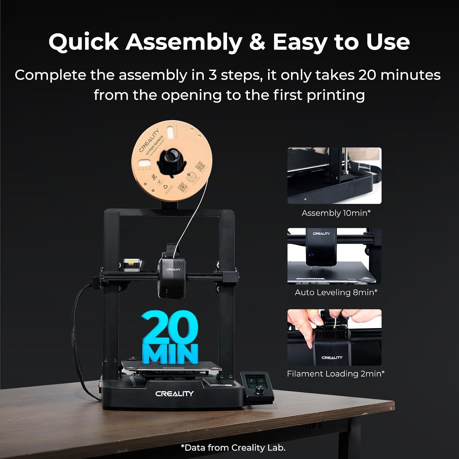 Creality Ender 3 V3 SE 3D Printer Bundle with Space Pi X4 Filament Dryer Box
