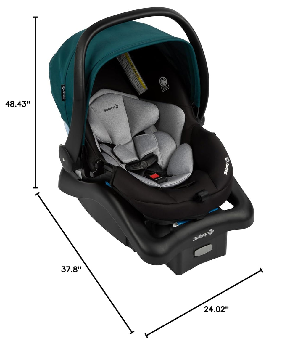 Safety 1st Grow and Go Flex 8-in-1 Car Seat Stroller Combo, Baby Stroller Travel Systems for Infants 4-30 lbs, Stroller and Carseat Combo Set, Forest Tide