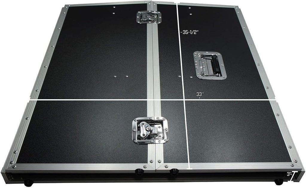 Harmony Audio Cases HCDJSTANDT Compact Fold Out Portable DJ Workstation Table