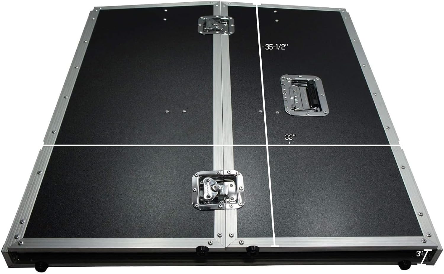 Harmony Audio Cases HCDJSTANDT Compact Fold Out Portable DJ Workstation Table