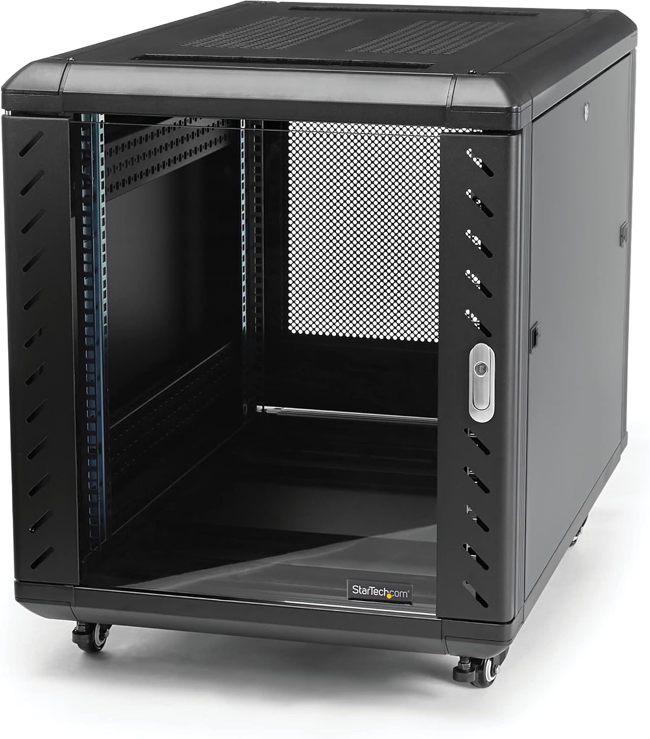 12U 29in Knock-Down Server Rack Cabinet with Casters