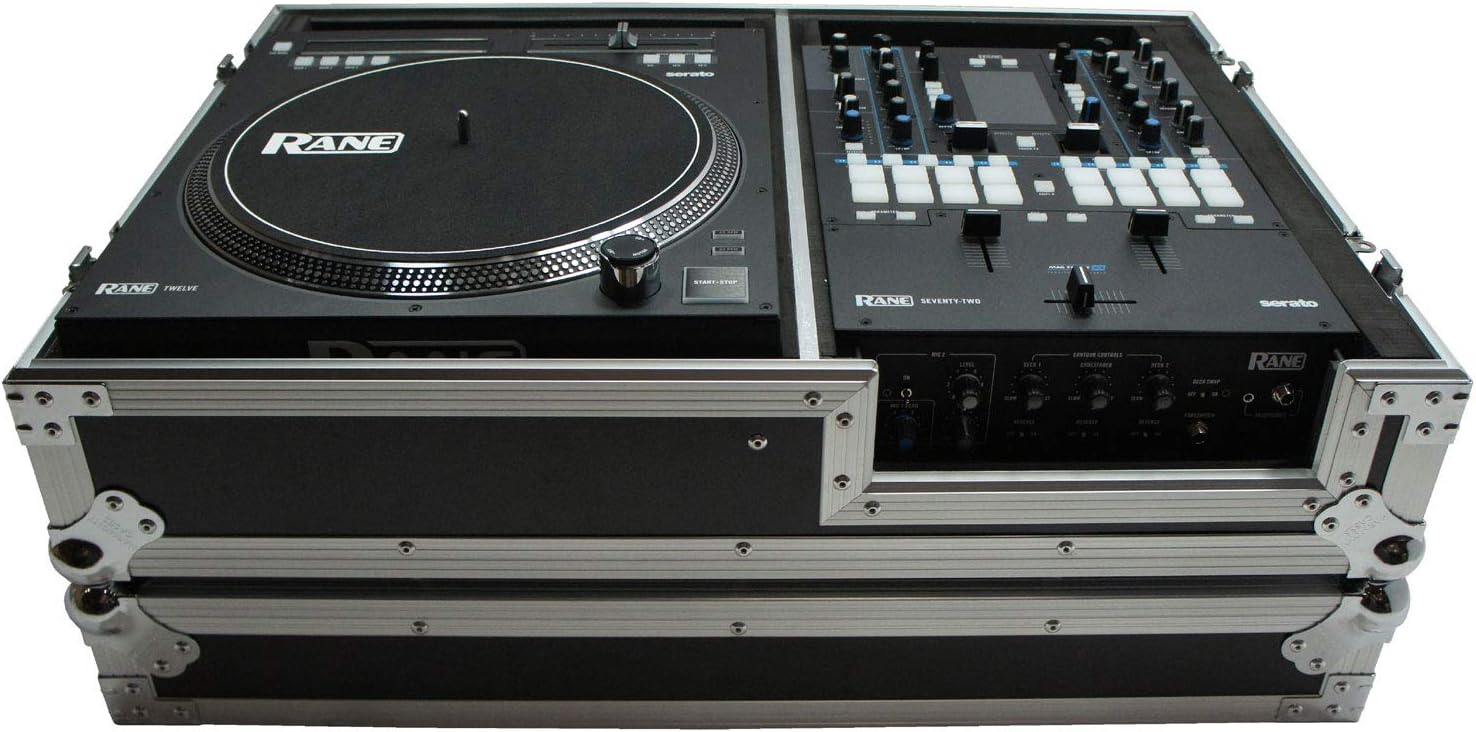 Harmony Audio HCRAEN1272W DJ Battle Coffin Compatible with Rane 12 Turntable & Rane 72 Mixer