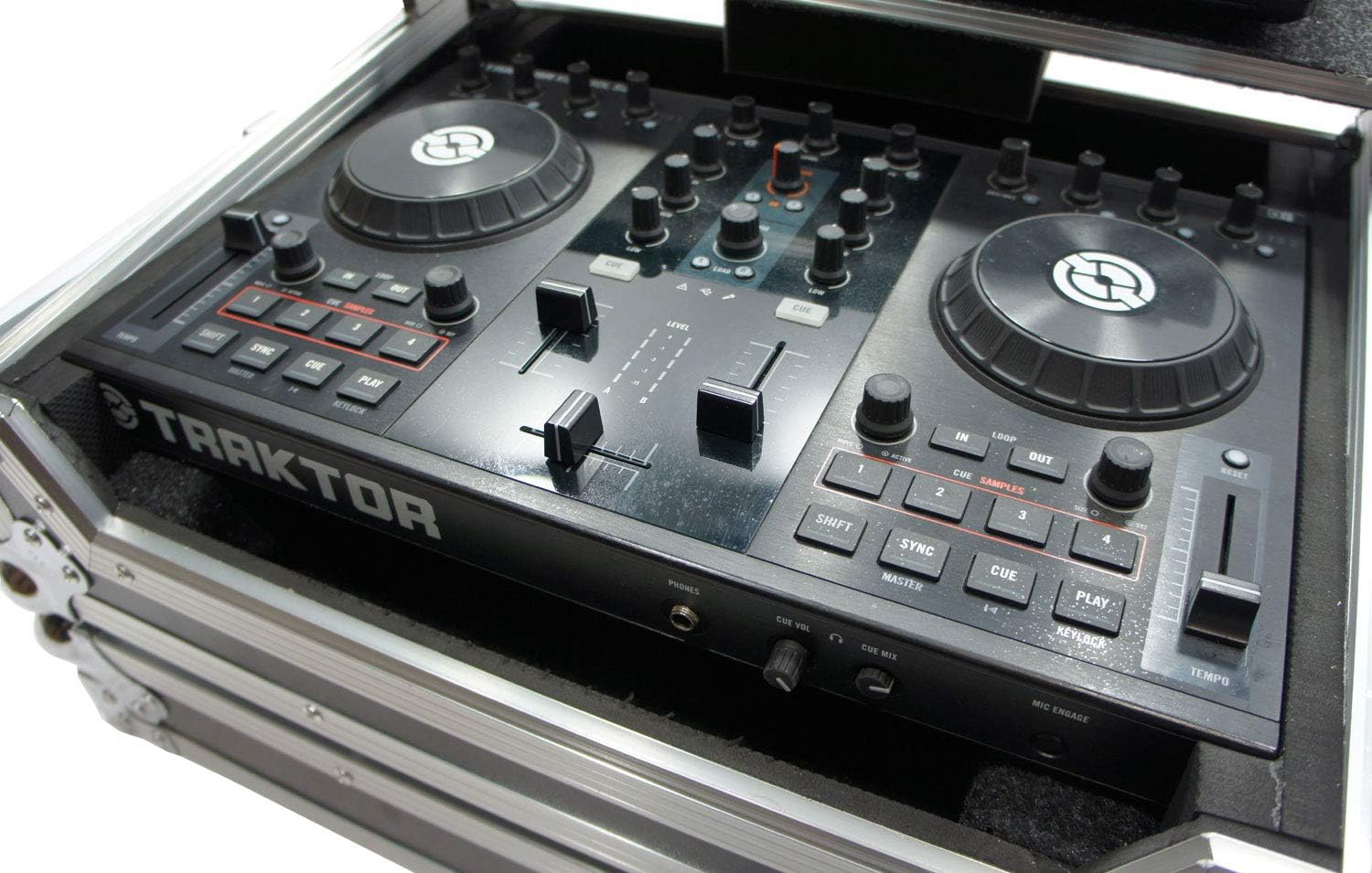 Harmony Audio HCTKS2LT Flight Glide Laptop Stand DJ Custom Case Compatible with Traktor Kontrol S2 MK2