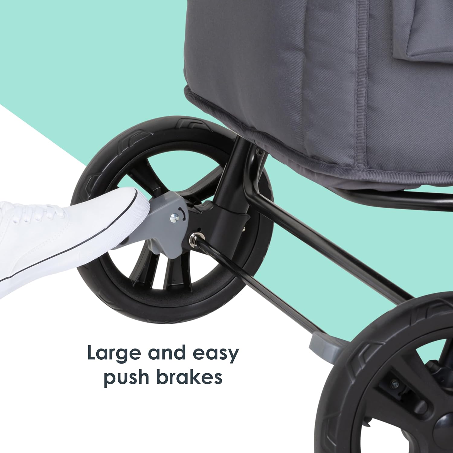 Baby Trend Tour™ LTE 2-in-1 Stroller Wagon, Gravity Black