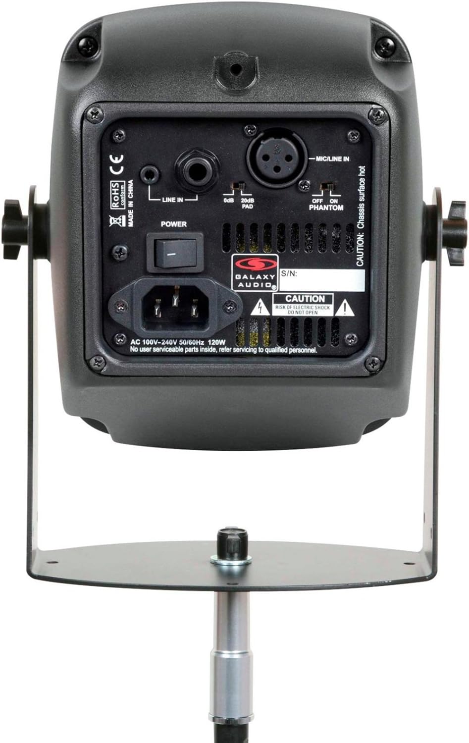 Galaxy Audio Powered Micro Spot MSPA5 Portable Powered Speaker