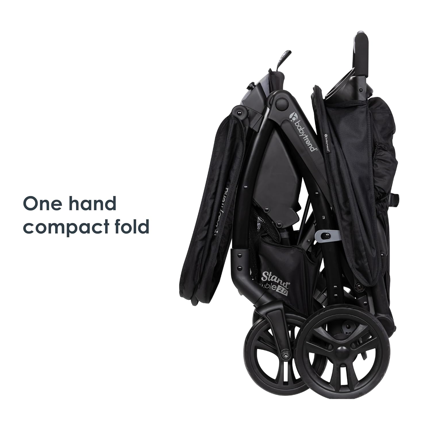 Baby Trend Sit N' Stand® Double 2.0 Stroller, Dash Black