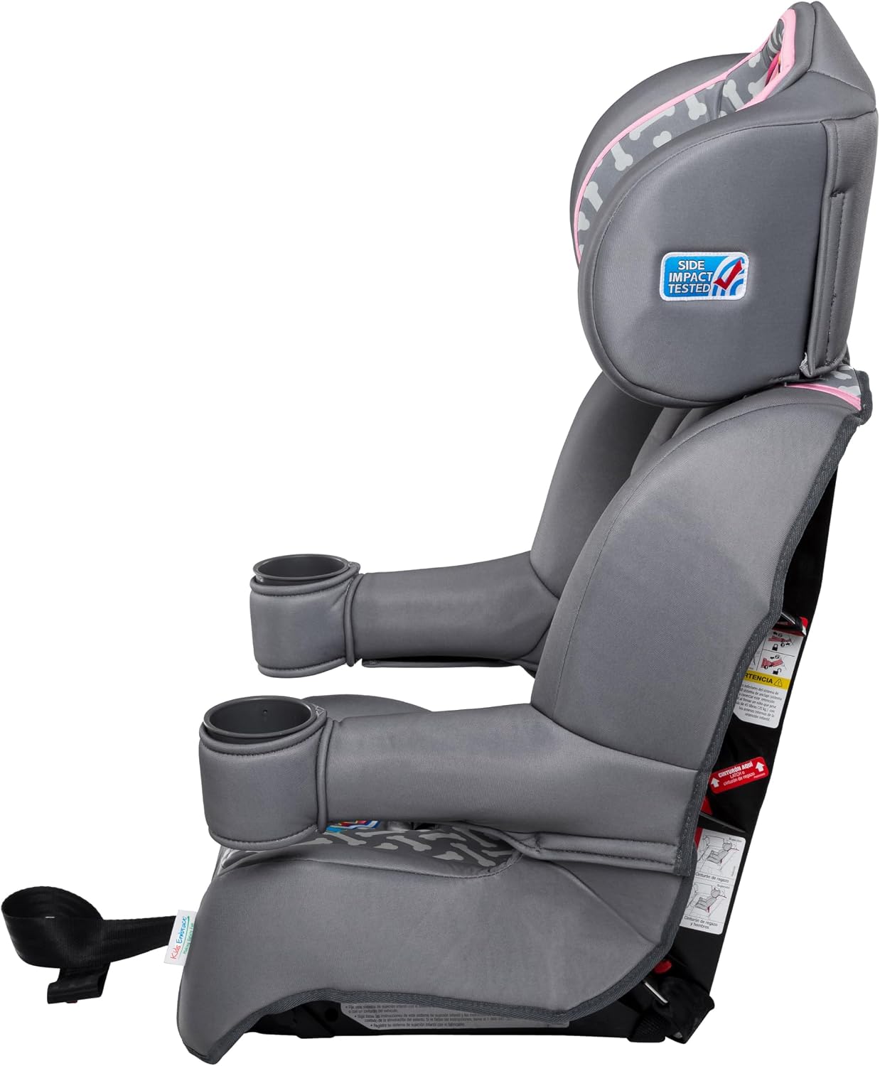 KidsEmbrace 2-in-1 Car Seat | Forward-Facing Harness (26.5–65 lbs) & Booster Mode (40–100 lbs) | Latch | Premium Fit with Multi-Position Headrest, Harness & Recline