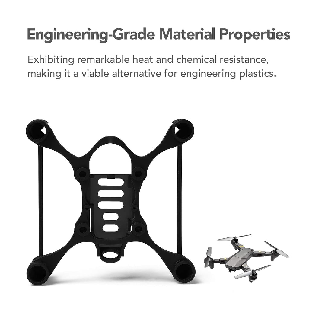 phrozen 3D Printer Functional Resin [Rigid: PC/GF-Like, Black], 405nm DLP LCD UV-Curing Photopolymer Resin High Toughness for Plastic Models, 3C Devices, Industry Applications, Prototyping (5KG)