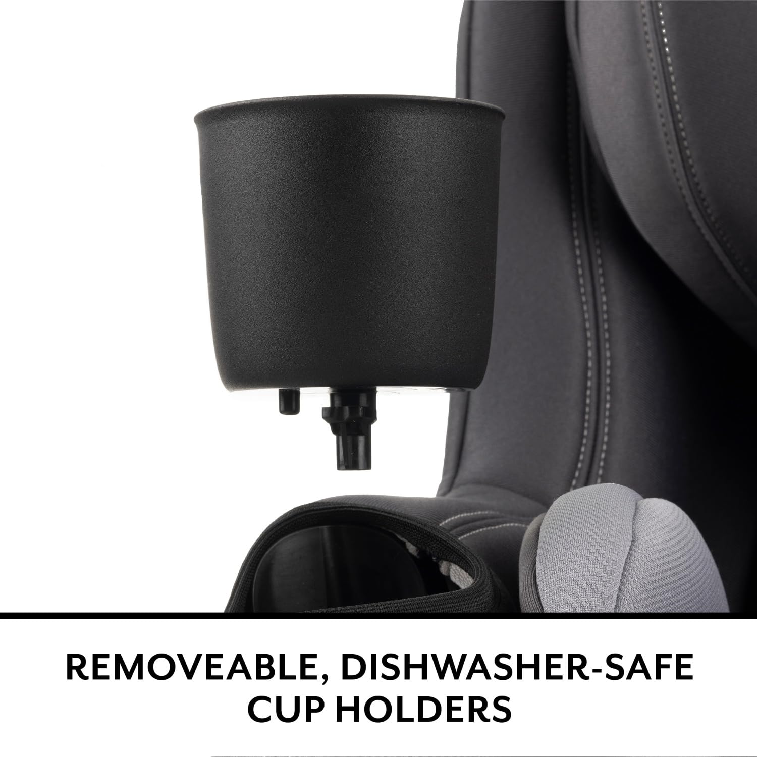 Evenflo REO by Revolve360 Rotating Convertible Car Seat with Quick Clean Cover, Infant to Toddler, Forward and Rear Facing, Compact Design, One-time Install (Nantucket)