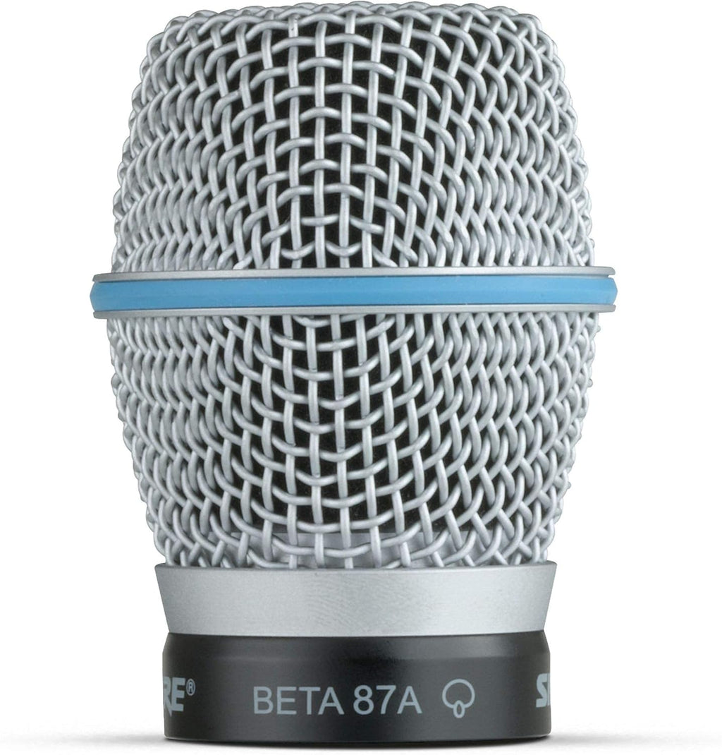Shure BETA 87A Studio Grade Vocal Microphone with Built-in Pop Filter - Single Element Supercardioid Condenser Mic with A25D Mic Clip and Storage Bag, Ideal for Studio Recording and Live Performances