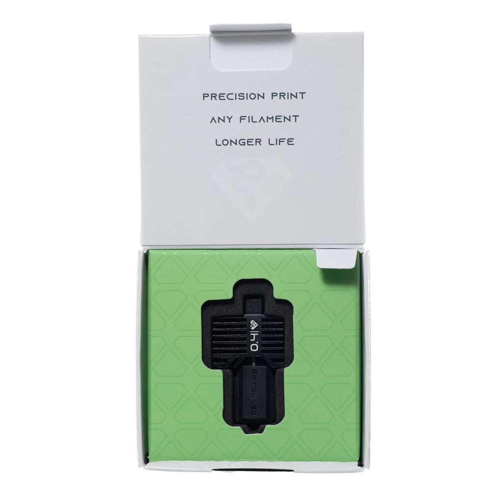 Diamondback Nozzles – Bambu Lab X1C Compatible Complete Hotend Assembly – Solid Polycrystalline Diamond Tip 3D Printer Nozzles, Precision Print, Any Filament, Longer Life, Wear Resistant (0.4mm)