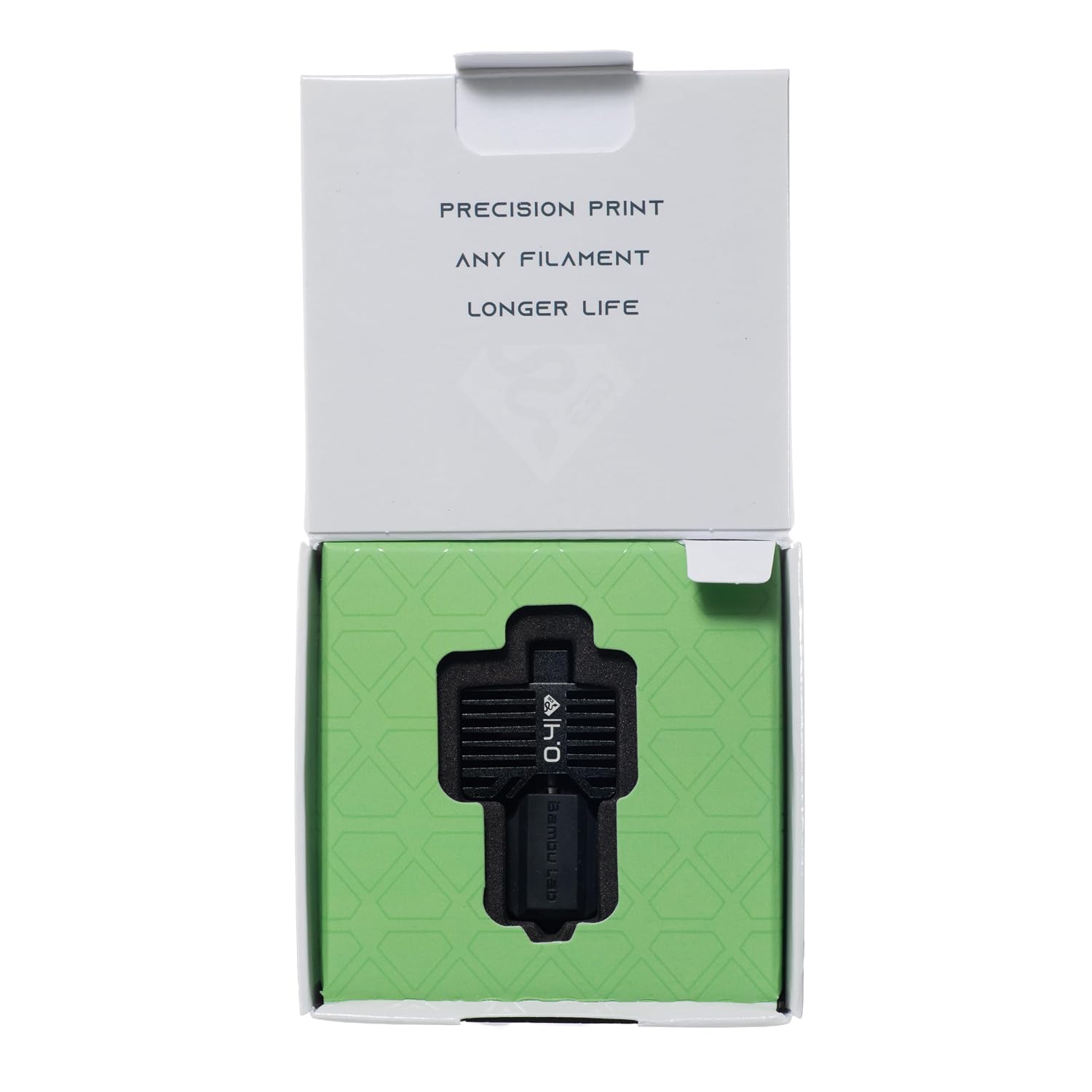 Diamondback Nozzles – Bambu Lab X1C Compatible Complete Hotend Assembly – Solid Polycrystalline Diamond Tip 3D Printer Nozzles, Precision Print, Any Filament, Longer Life, Wear Resistant (0.4mm)