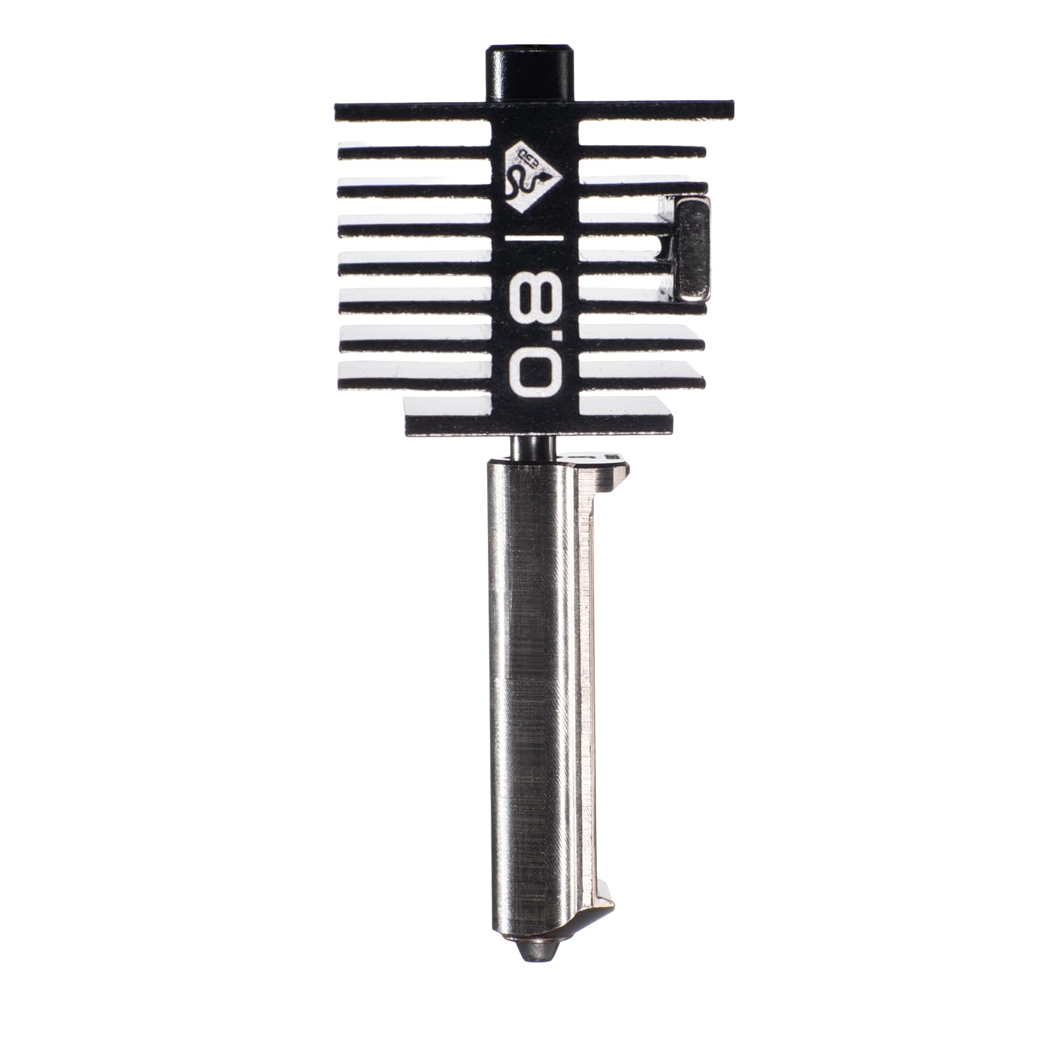 Diamondback Nozzles – Bambu Lab A1 Compatible Complete Hotend Assembly – Solid Diamond Tip 3D Printer Nozzles, Precision Print, Any Filament, Longer Life, Wear Resistant (0.8mm)