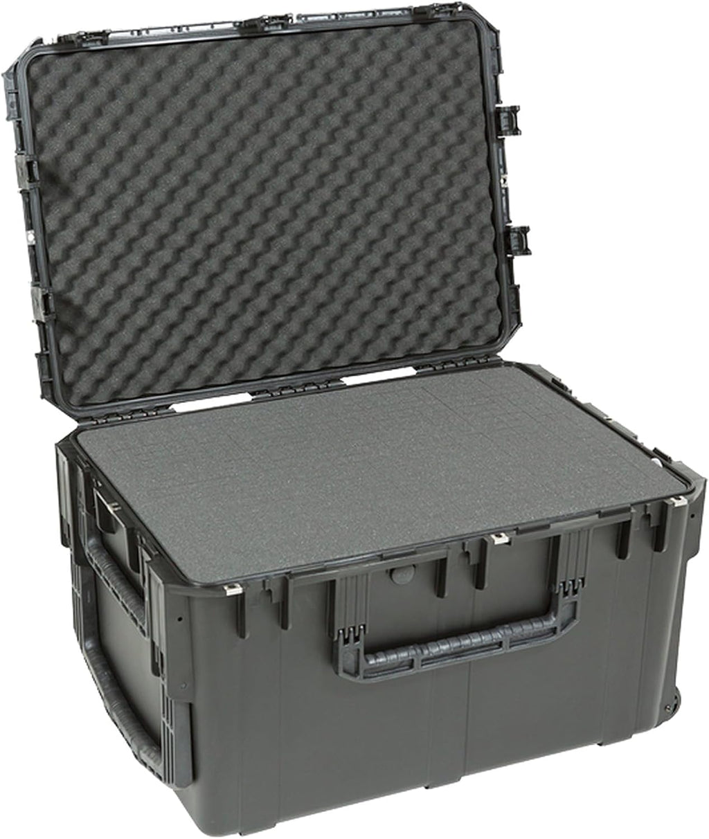 SKB 3I-3021-18BC iSeries 30.5' x 21' x 18' - Cubed Foam w/Wheels, Black