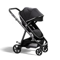 Mompush Baby Stroller, Convertible 2-in-1 with Bassinet Option, Infant Car Seat Compatible, Includes Adapter - Sturdy Full-Size Infant Stroller for Family Adventures