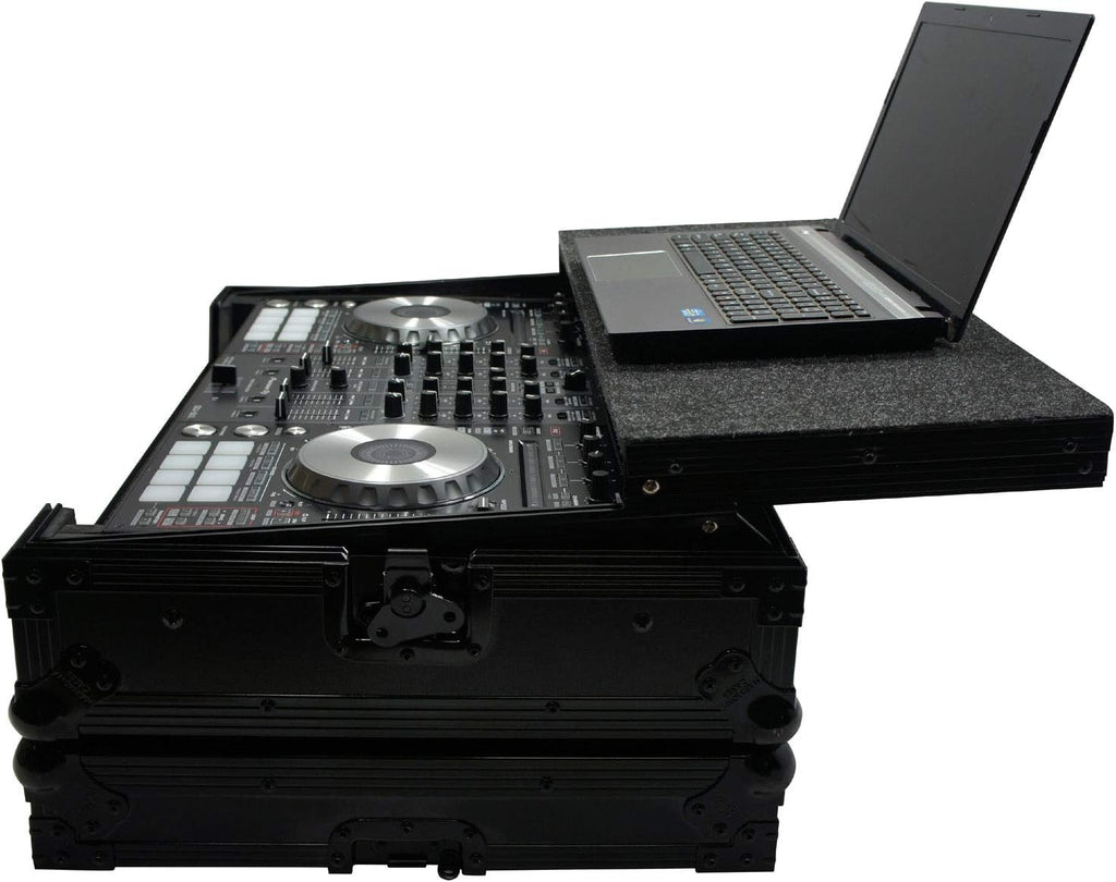 Harmony Audio HCDDJSXLTBK Flight Glide Laptop Stand DJ Custom Case Compatible with Pioneer DDJ-SX2