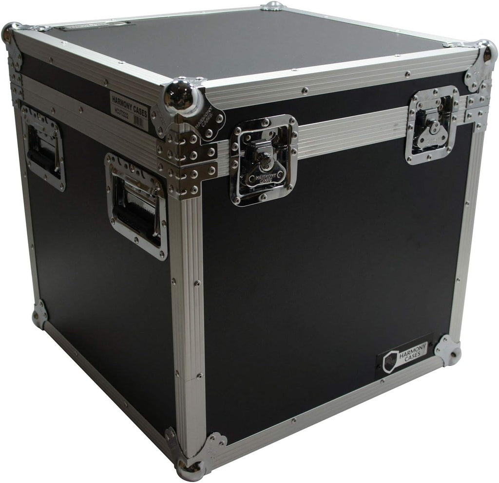 Harmony HCUT2222 Pro Audio DJ Touring 22 x 22 x 22 Utility Road Gear Trunk Case