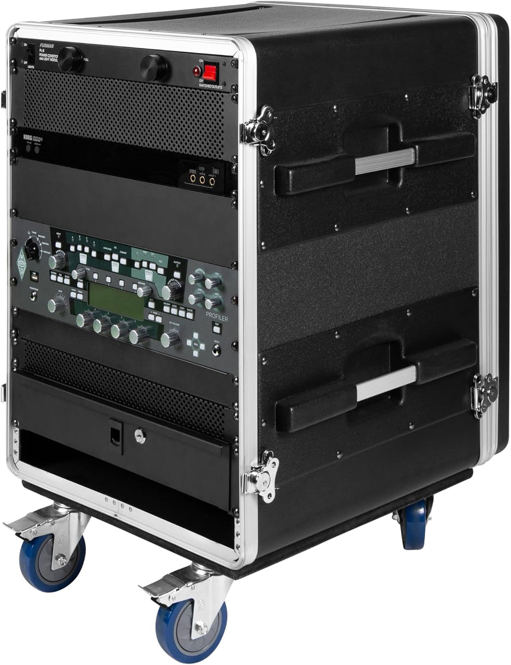 Gator Cases Soundcheck Series 14U Rack Base with Casters for Console Audio Racks (GRC-BASE-14)