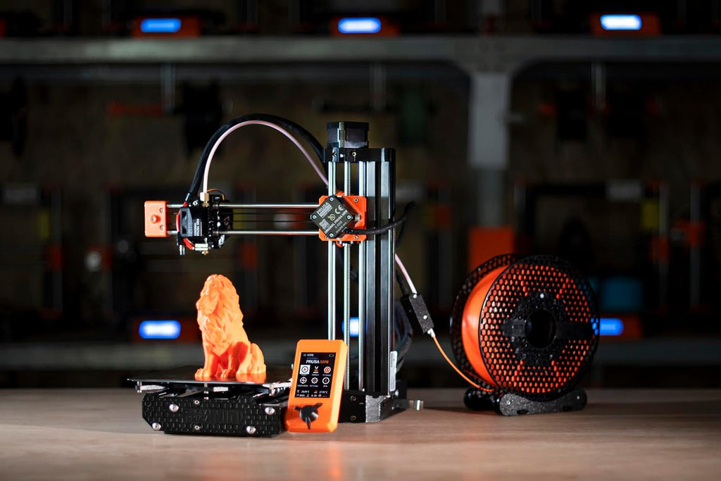 Original Prusa MINI+ Beginner-Friendly 3D Printer DYI Kit, Filament Sensor Included, Fun to Assemble, Removable Print Sheets, Filament Sample Included, Print Size 7×7×7 in.