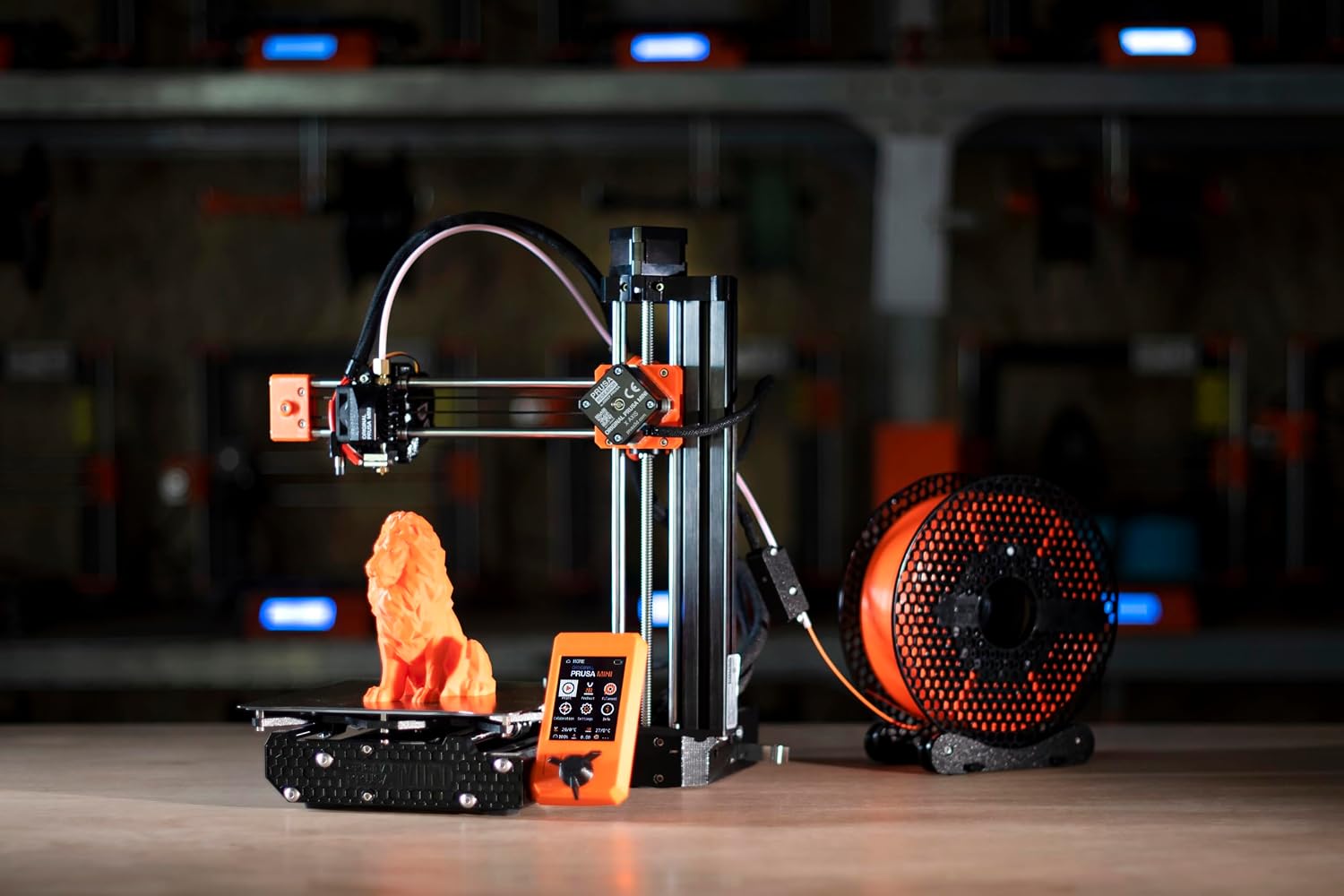 Original Prusa MINI+ Beginner-Friendly 3D Printer DYI Kit, Filament Sensor Included, Fun to Assemble, Removable Print Sheets, Filament Sample Included, Print Size 7×7×7 in.