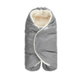 7AM Enfant Baby Car Seat - Nido Quilted Baby carier Cover, Hooded Soft Plush Lining, Stroller | (Heather Grey, Small 0-6M)