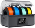 Sovol Filament Dryer 4 Spools, SH03 Dry Box with 85℃ Max Temp, Sealed Filament Storage Box with Auto Dehumiditification, Dual Independent Heating Chambers for PLA PETG ABS TPU ASA PC PA 1.75/2.85mm