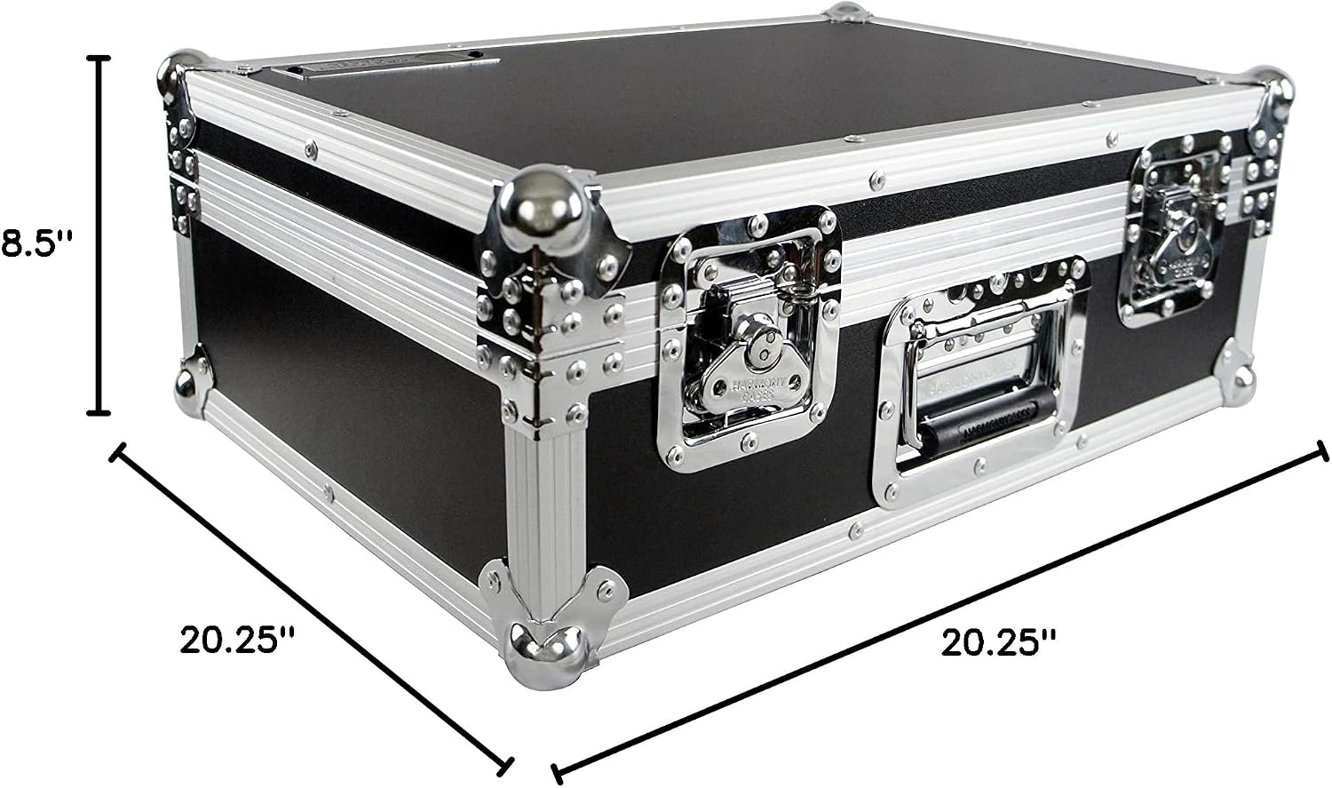 Harmony Audio Cases HCTPB18 Compatible With Guitar Effect Pedals HCTPB18 Custom Hard ATA Flight 18' Pedal Board Case