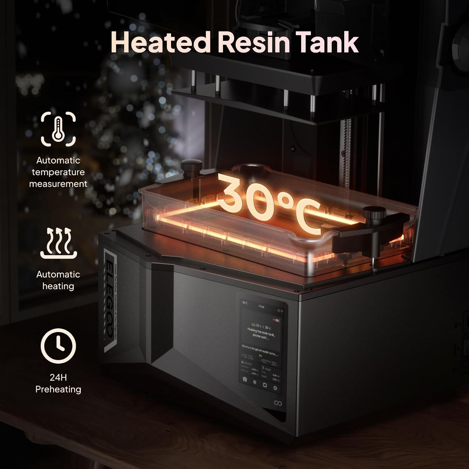 ELEGOO Saturn 4 Ultra 10' 16K Resin 3D Printer and ELEGOO Mercury XS Bundle Wash and Cure Station